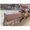 Image 2 : Finished Wood Saddle Display Unit 33 x 96 x 16 1/2".  No Saddles or Product Included.