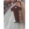 Image 3 : Finished Wood Saddle Display Unit 33 x 96 x 16 1/2".  No Saddles or Product Included.