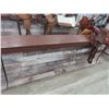 Image 1 : Finished Wood Saddle Display Unit 33 x 96 x 16 1/2".  NO Saddles or Product Included.