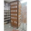 Image 2 : Revolving 4-Sided Pegboard Store Display on Pedestal Base w/ Hooks, Approx 82 x 19 x 19" – Qty 2.  
