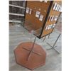 Image 3 : Revolving 4-Sided Pegboard Store Display on Pedestal Base w/ Hooks, Approx 82 x 19 x 19" – Qty 2.  