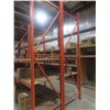Image 2 : Pallet Racking 42" Deep:  8 Uppers 12 ft, 24 Side Rails (8 @ 8 ft, 16 @ 12 ft) with Wood Shelving.  