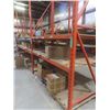 Image 3 : Pallet Racking 42" Deep:  8 Uppers 12 ft, 24 Side Rails (8 @ 8 ft, 16 @ 12 ft) with Wood Shelving.  