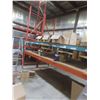 Image 6 : Pallet Racking 42" Deep:  8 Uppers 12 ft, 24 Side Rails (8 @ 8 ft, 16 @ 12 ft) with Wood Shelving.  
