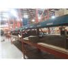 Image 8 : Pallet Racking 42" Deep:  8 Uppers 12 ft, 24 Side Rails (8 @ 8 ft, 16 @ 12 ft) with Wood Shelving.  