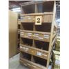 Image 10 : Wood 8-Hole Pigeon Hole Shelf Unit 8 ft H × 4 ft W × 24" Deep – Qty 5.  No Product Included.