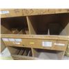 Image 11 : Wood 8-Hole Pigeon Hole Shelf Unit 8 ft H × 4 ft W × 24" Deep – Qty 5.  No Product Included.