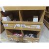 Image 6 : Wood 8-Hole Pigeon Hole Shelf Unit 8 ft H × 4 ft W × 24" Deep – Qty 5.  No Product Included.