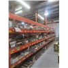 Image 1 : Pallet Racking 42" Deep:  4 Uppers 12 ft, 24 Side Rails (16 @ 12 ft, 8 @ 8 ft) with Wood Shelving.  
