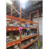 Image 5 : Pallet Racking 42" Deep:  4 Uppers 12 ft, 24 Side Rails (16 @ 12 ft, 8 @ 8 ft) with Wood Shelving.  