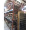 Image 2 : Pallet Racking 48" Deep:  5 Uppers 10 ft, 20 Side Rails 10 ft with Wood Shelving.  No Product Includ