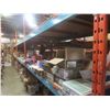 Image 4 : Pallet Racking 48" Deep:  5 Uppers 10 ft, 20 Side Rails 10 ft with Wood Shelving.  No Product Includ