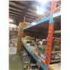 Image 7 : Pallet Racking 48" Deep:  5 Uppers 10 ft, 20 Side Rails 10 ft with Wood Shelving.  No Product Includ