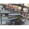 Image 2 : Adjustable Metal 4-Tier Shelf Unit – Qty 2: 6 ft H × 8 ft W × 30" D; 80" H × 8 ft W × 24" D; 6 ft H 