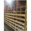 Image 3 : Wood Pigeon Hole Cabinet – Qty 4: 2 @ 99" H × 73 x 24" D; 2 @ 97 x 24" D; 69" H × 98" W × 24".