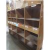 Image 5 : Wood Pigeon Hole Cabinet – Qty 4: 2 @ 99" H × 73 x 24" D; 2 @ 97 x 24" D; 69" H × 98" W × 24".