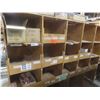 Image 5 : Pigeon Hole Wood Cabinet – Qty 2: 70" H × 96" W × 23" D; 75" H × 48 x 24" Product Not Included.