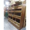 Image 2 : Wood Pigeon Hole Cabinet 8 ft × 8 ft × 2 ft Deep.  Product Not Included.