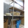 Image 3 : Metal Adjustable Shelving – 3 Uppers 10 ft, 10 Side Rails 8 ft, 36" Deep w/ Wood Board Shelves.