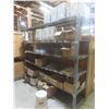 Image 1 : 6-Tier Metal Adjustable Shelf Unit 84" H × 8 ft × 24" Deep.  Product Not Included.