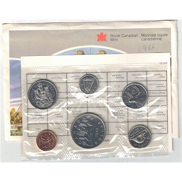1986 Canada Proof Like NB Uncirculated Set