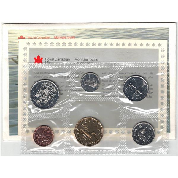 1988 Canada Proof Like NB Uncirculated Set with Loon