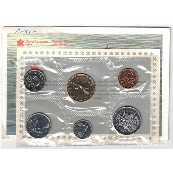 1989 Canada Proof Like NB Uncirculated Set with Loon