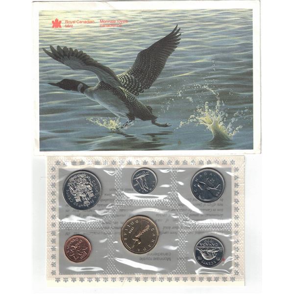 1990 Canada Proof Like NB Uncirculated Set with Loon