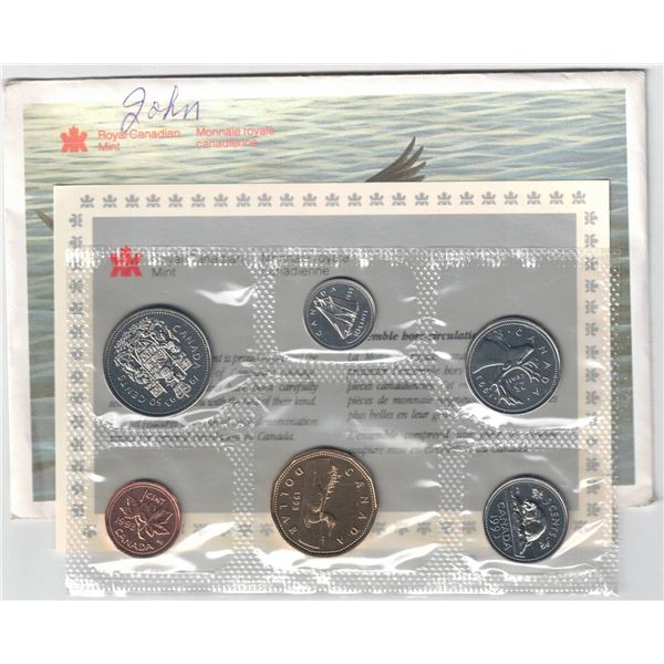 1993 Canada Proof Like NB Uncirculated Set with Loon