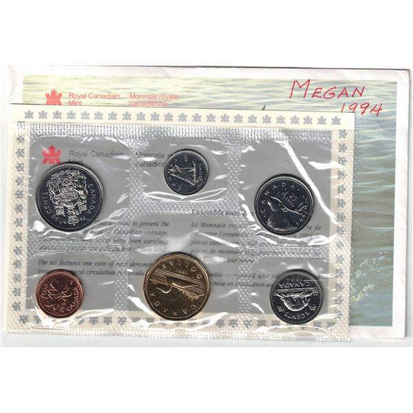 1994 Canada Proof Like NB Uncirculated Set with Loon