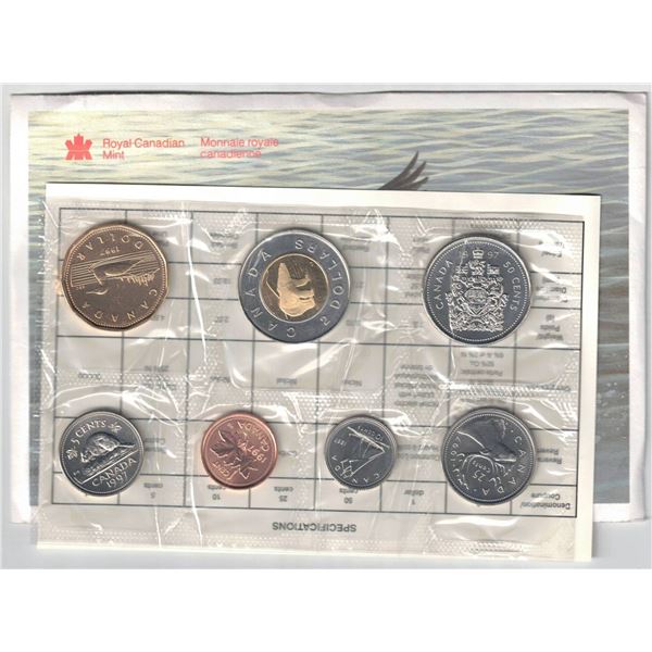 1997 Canada Specimen Finish Set with Loon