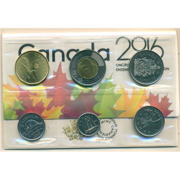 2016 Canada Uncirculated Set