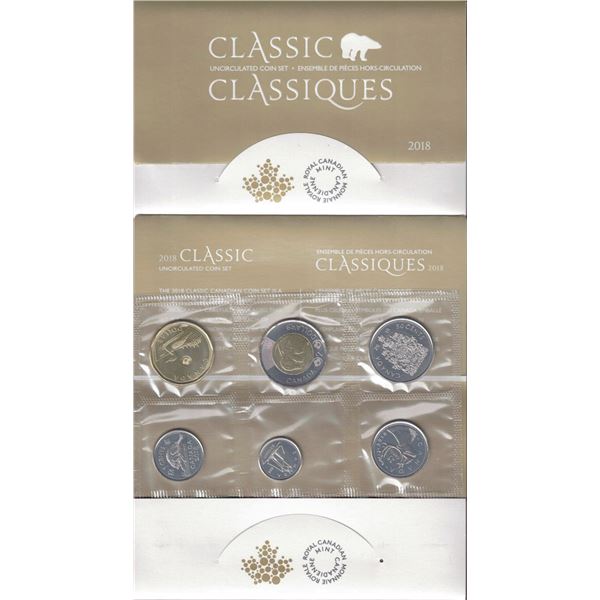 2018 Canada Classic Uncirculated Set
