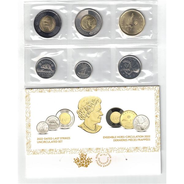 2022 - Dated Last Strikes Uncirculated Set