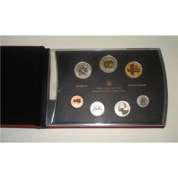 2012 Canada Specimen Set - 25th Anniversary Loonie 1987-2012