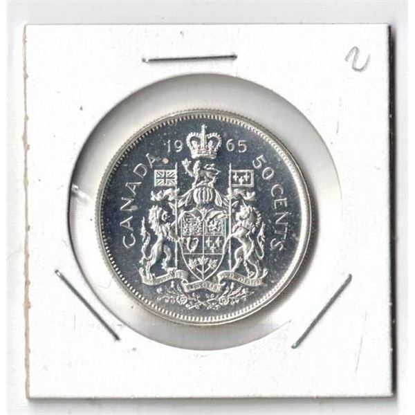 1965 Canada Silver 50 cent, Coin 2