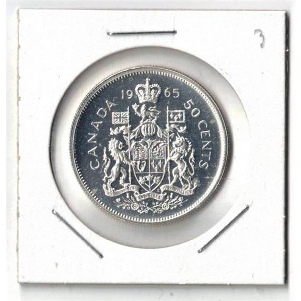 1965 Canada Silver 50 cent, Coin 3
