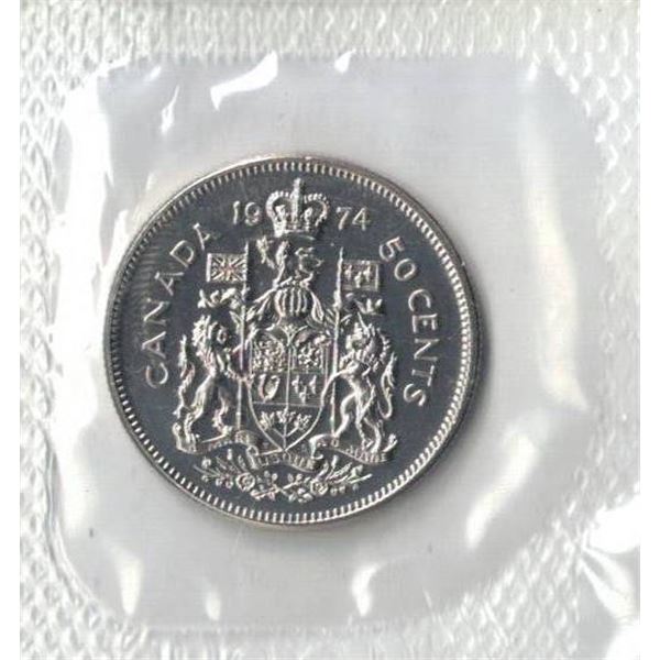 1974 Canada Proof Like 50¢ Sealed as issued