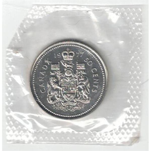 1977 Canada Proof Like 50¢ Sealed as issued