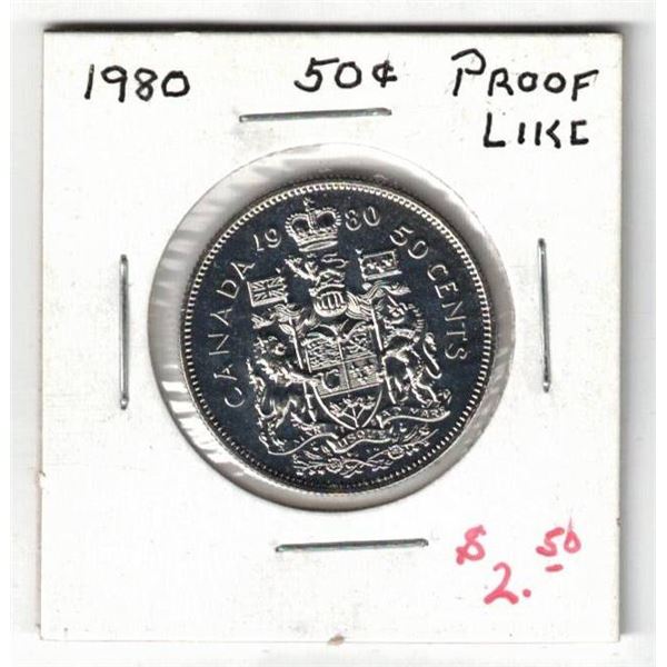 1980 Canada Proof Like 50¢