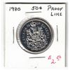 Image 1 : 1980 Canada Proof Like 50¢