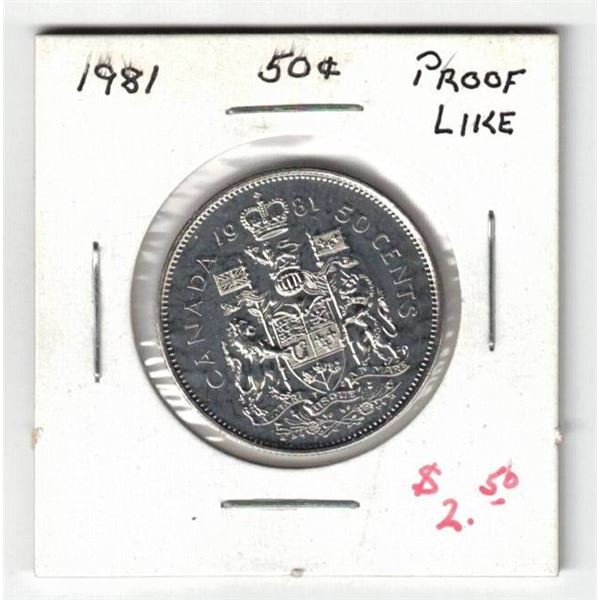 1981 Canada Proof Like 50¢