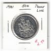 Image 1 : 1981 Canada Proof Like 50¢