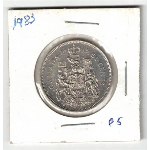1983 Canada Business Strike 50¢