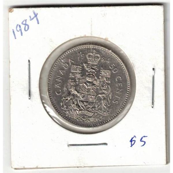 1984 Canada Business Strike 50¢