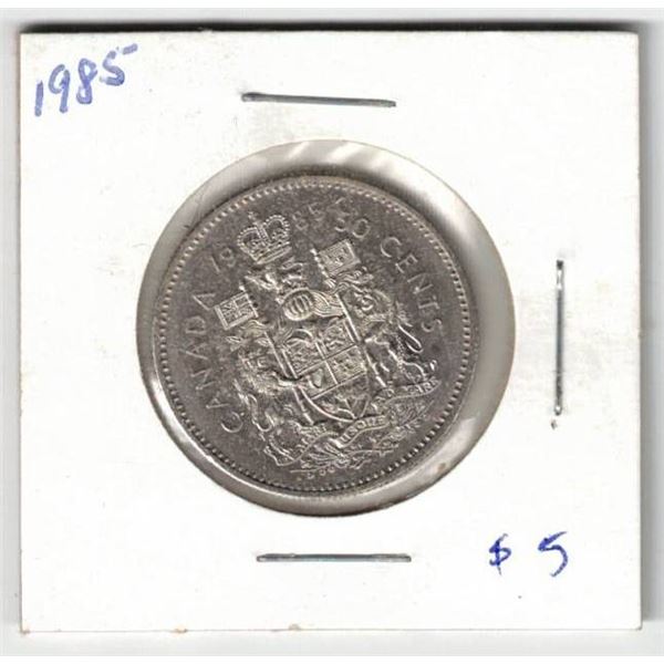 1985 Canada Business Strike 50¢