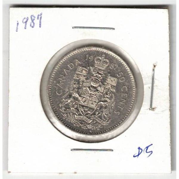 1987 Canada Business Strike 50¢