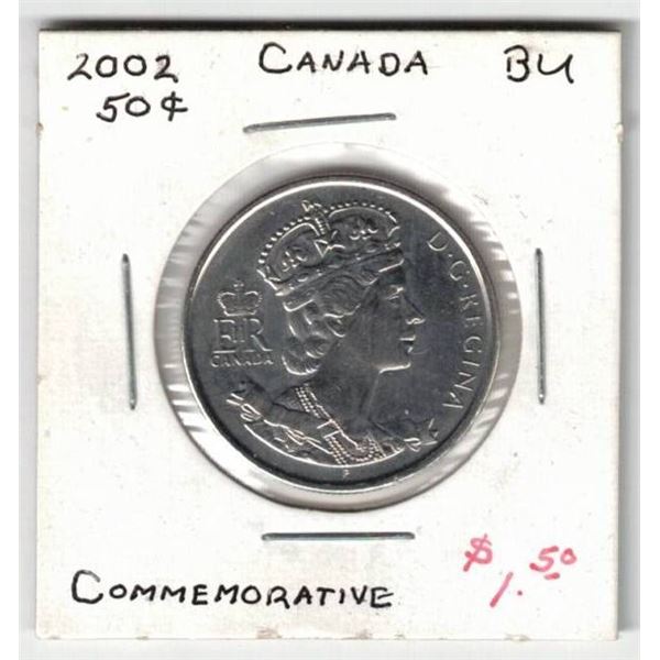 2002 Canada Business Strike 50¢ Jubilee