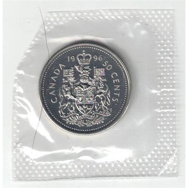 1996 Canada Specimen Finish 50¢ Sealed as issued