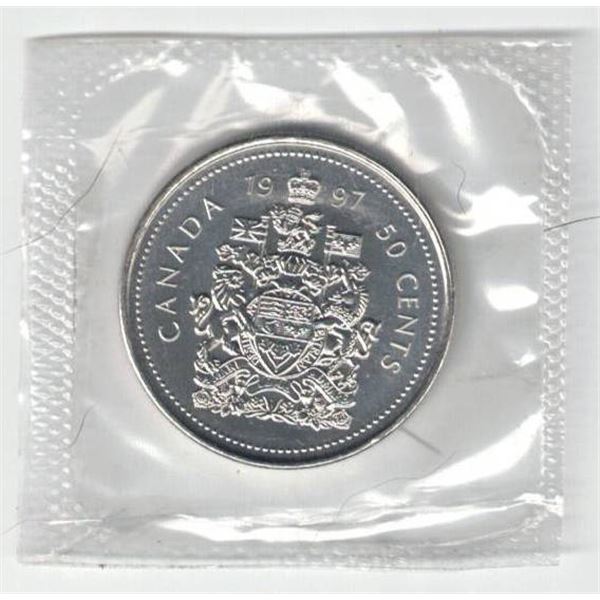 1997 Canada Specimen Finish 50¢ Sealed as issued